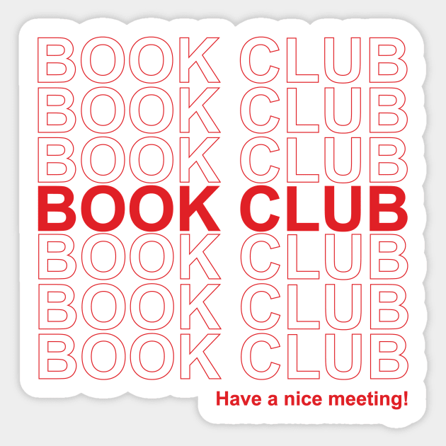 Book Club Sticker by 4everYA